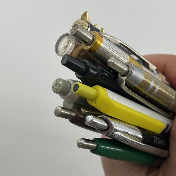 Lot of 10 Vintage Business Advertising Click Pens Collectible #5 - Picture 4 of 12